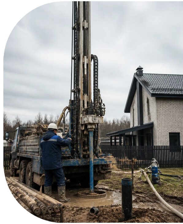 Бурение скважин на воду под ключ в Дмитрах от 128640 р. | АПаруса-Дмв