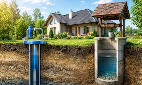 Автономное водоснабжение загородного дома Дмитров: скважина или колодец